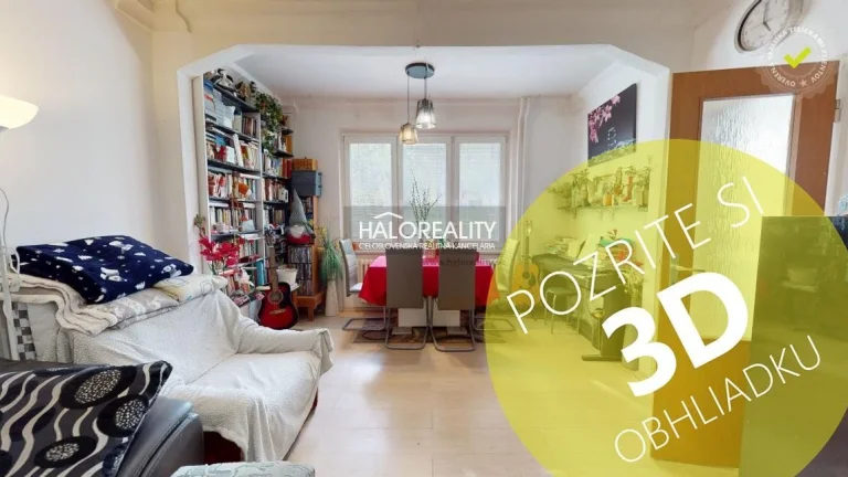 HALO reality - Predaj, štvorizbový byt Bratislava Nové Mesto