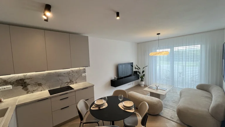 Na prenájom novostavba moderného, kompletne zariadeného 2izb