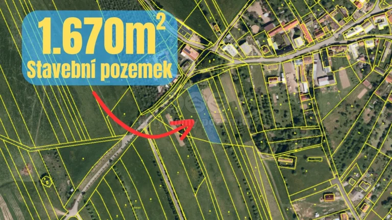 Prodej pozemku k bydlení, 1670 m², Police