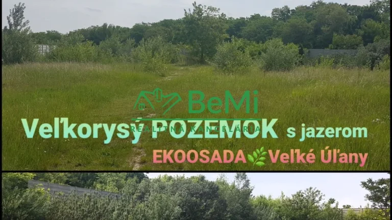 POZEMOK s jazerom...4093m2...Veľké Úľany (168-14-DARE)