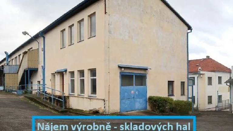 Nájem skladů od 200 m2, kanceláře, BEROUN (Exit dálnice D5)