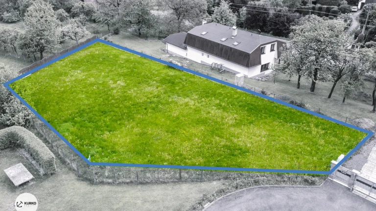 Stavební pozemek o výměře 1181 m2 v obci Palkovice