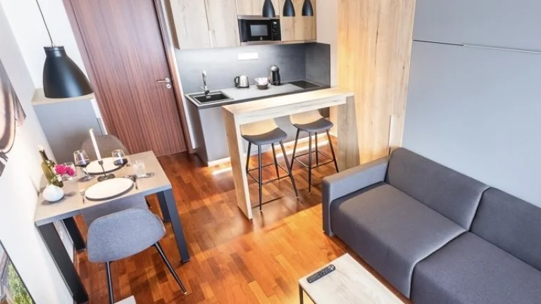 Pronájem luxusního bytu 1+kk s balkónem Praha 2 - Nové Město
