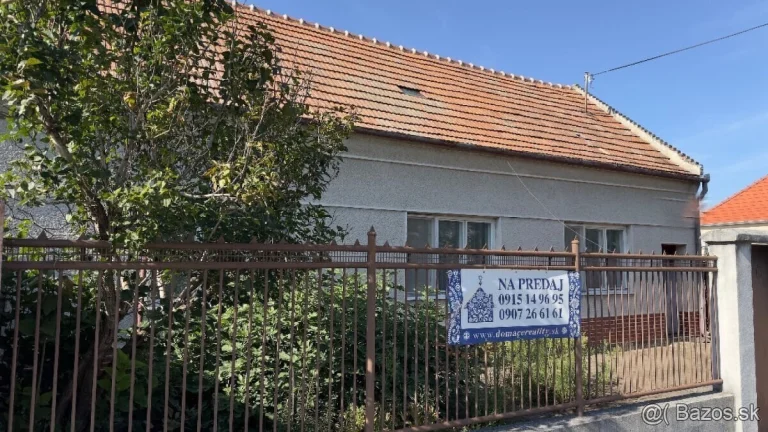 Rezervované. Na predaj rodinný dom Gúgska ulica