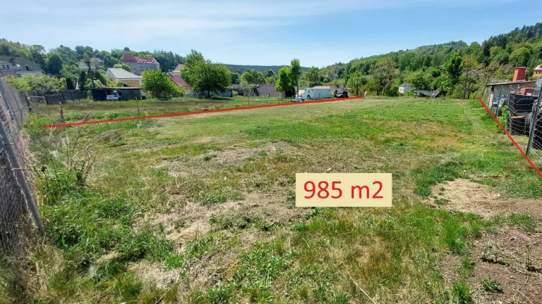 Prodej pozemku 985 m2 Libá (Cheb)