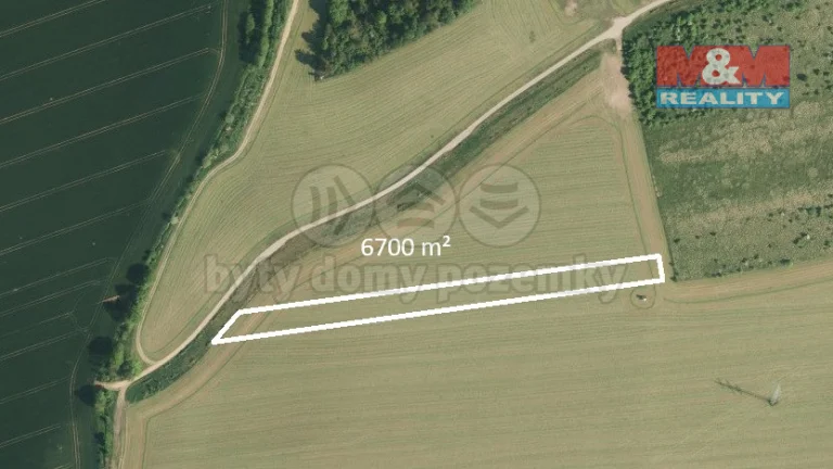 Prodej pole, 6700 m², Tištín