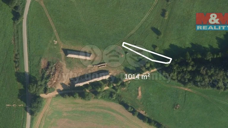 Prodej pole, 1014 m², Unerázka