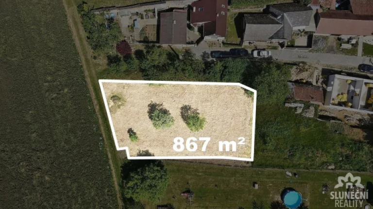 Prodej stavebního pozemku, 867 m², Kudlovice