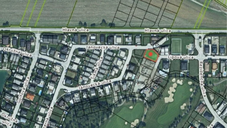 Predaj pozemku v Hrubej Borši v rezidencii Green residence