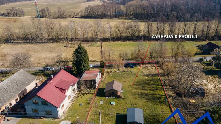 Prodej, zahrada 1145 m2 s chatou, Ostrava - Nová Bělá