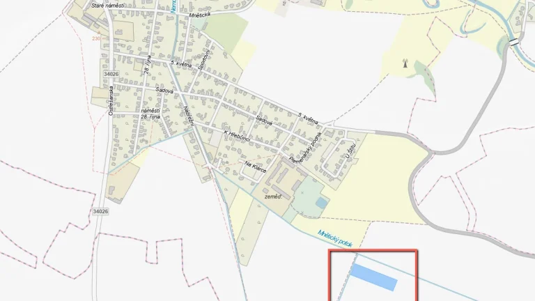 Prodej pole - 8 865 m² - kú Nemošice