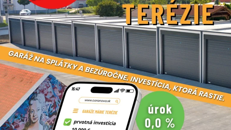 HOLÍČ: GARÁŽ NA SPLÁTKY A BEZÚROČNE? Aj to je možné