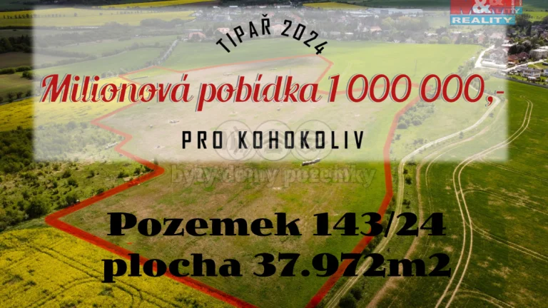 Prodej komerčního pozemku, 37972 m², Tachlovice u Prahy