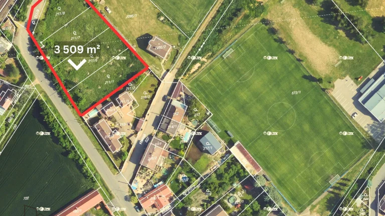 Stavební pozemek o 3 509 m² Kutná Hora-Malín