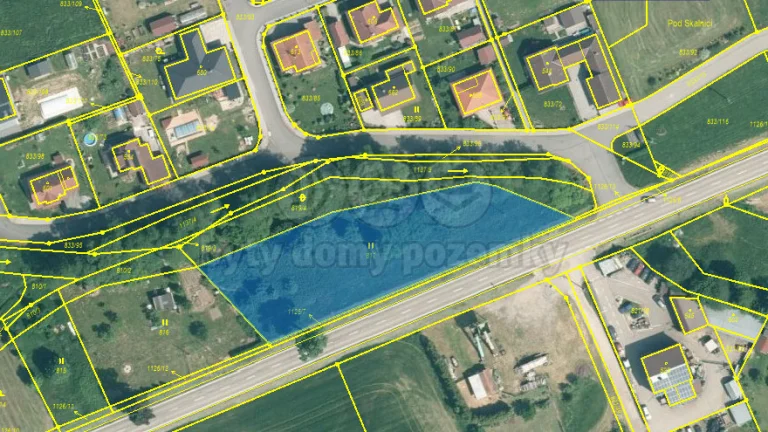 Prodej pozemku k bydlení, 2837 m², Čkyně