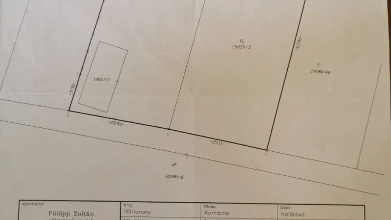 Veľký pozemok na samote, vhodny pre development