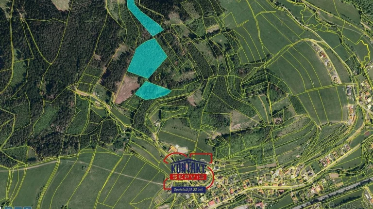 Lesní pozemky u malebné obce Liptál (okres Vsetín)