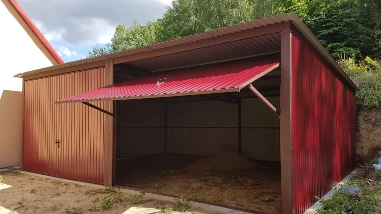 PLECHOVÁ GARÁŽ 6 X 6m - AKRYLOVY - VIŠEŇ