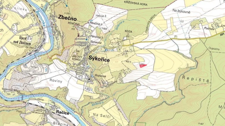 Zemědělská půda, prodej, Sýkořice, Rakovník