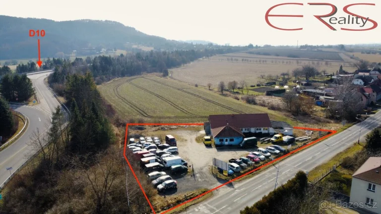 Výrobně-skladovací areál 2605 m2 - Březina u Mnichova Hradiš