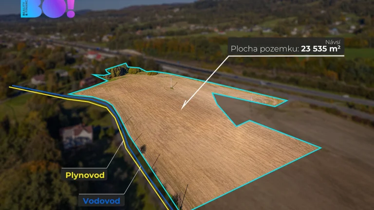 Prodej komerčního pozemku 23 535 m², Návsí