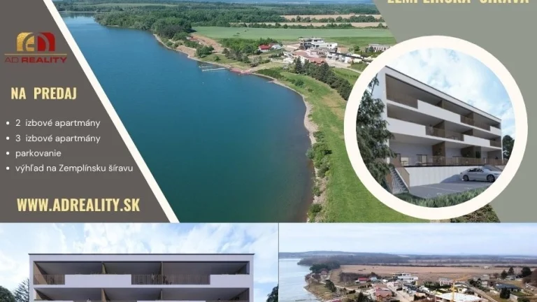 AD REALITY - NA PREDAJ - NOVÉ APARTMÁNY na Z. Šírave