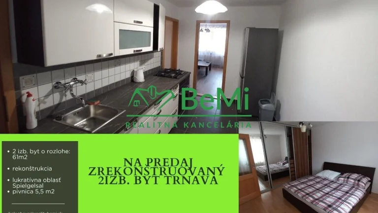 2 izb. byt - 61 m2, kompletná rekonštrukcia, Spielgelsal 026