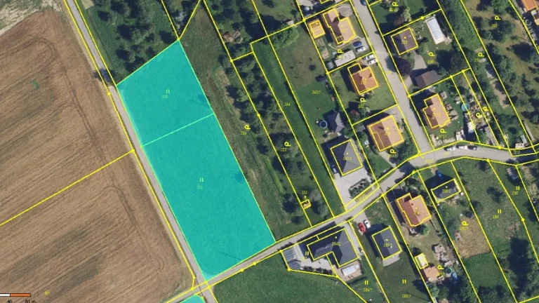 Prodej stavebního pozemku Valchov okres Blansko