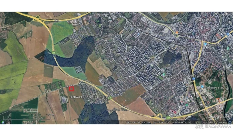 Predám veľký pozemok Párovské Háje celkovo 8 828 m2