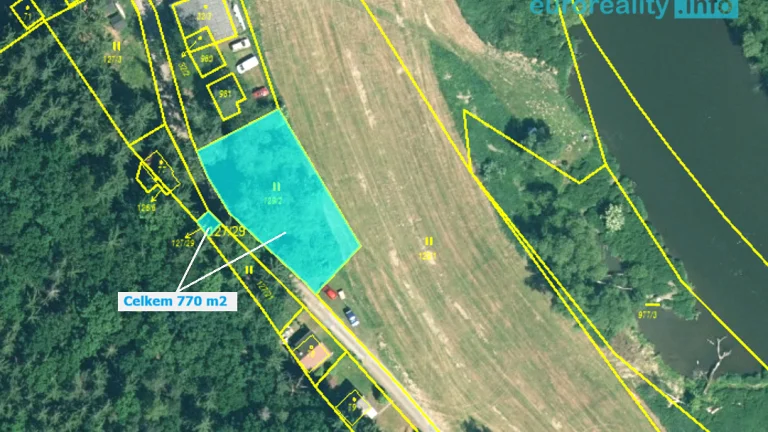 Prodej, stavební pozemek, 770 m2, Třímany u Radnice