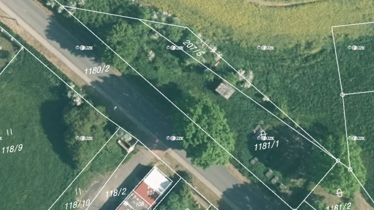 Prodej, stavební pozemek 1248 m2, Okrouhlá, Jesenice