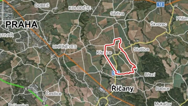 Zemědělská půda, 23 998 m2 - Praha-východ - Křenice u Prahy