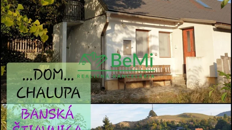 Príjemný DOM, CHALUPA...Banská Štiavnica (101-12-DAR)