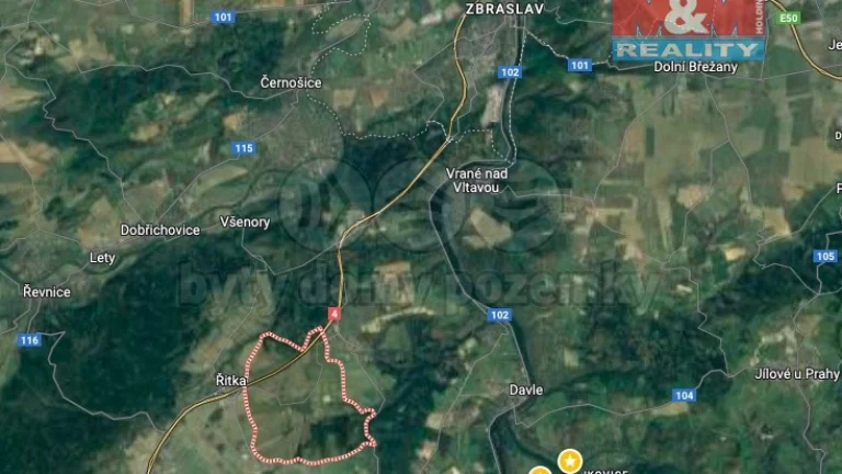 Prodej pozemku k bydlení, 602 m², Líšnice
