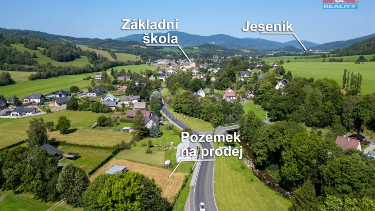 Prodej stavebního pozemku, 1 727 m2, Bělá pod Pradědem