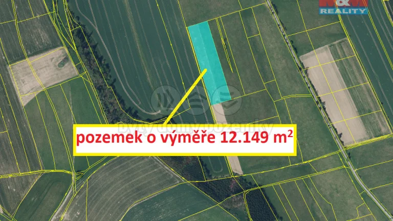 Prodej pole, 12149 m², Police nad Metují - Velká Ledhuje