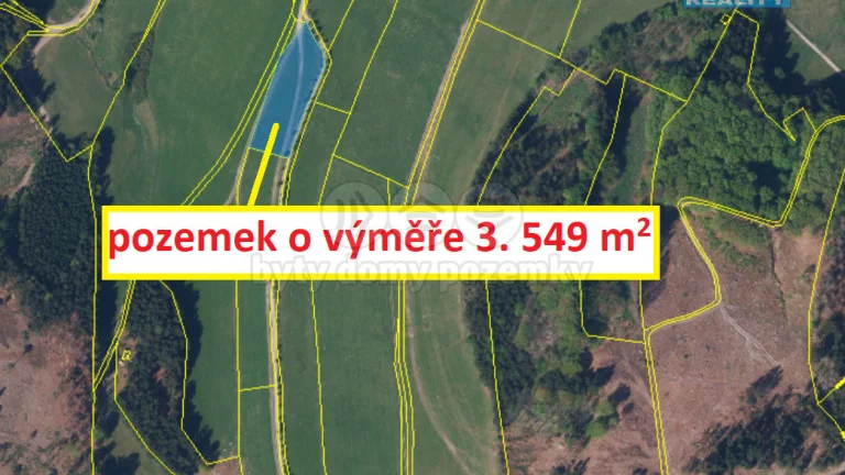 Prodej louky, 3549 m², Machov