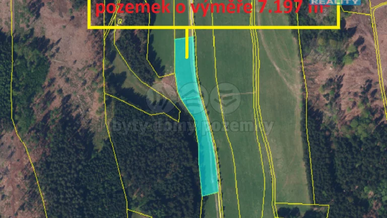 Prodej louky, 7197 m², Machov