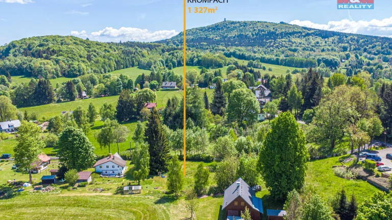Prodej pozemku k bydlení, 1327 m², Krompach