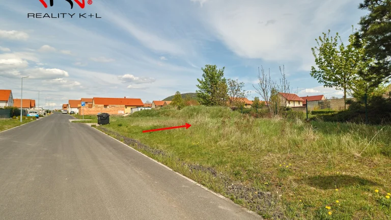 Pozemek 1256 m2, Vražkov, Roudnice nad Labem