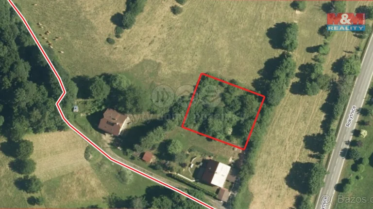 Prodej pozemku k bydlení, 1037 m², Vsetín