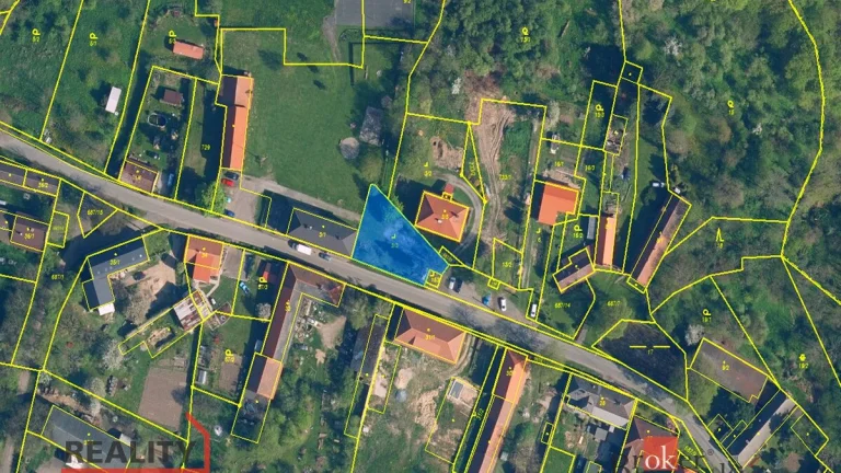 Prodej, pozemky/bydlení, 607 m2, Kanina, Mělník [ID 65859]