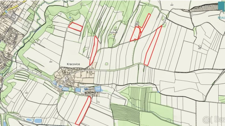 Prodej zemědělských pozemků - Kracovice, Mastník