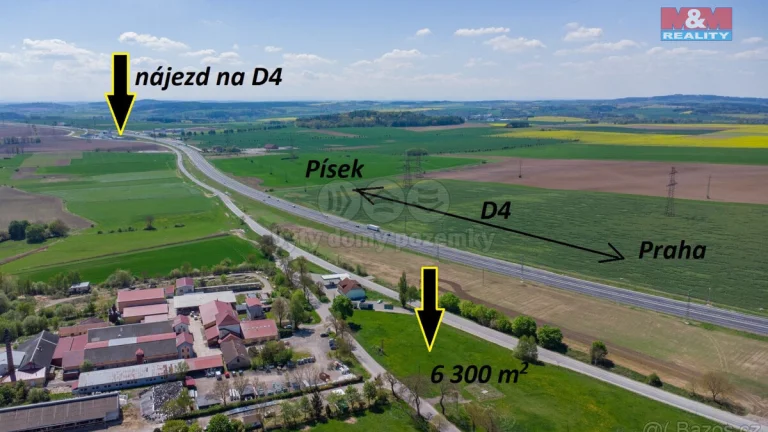 Prodej komerčního pozemku, 6300 m², Zalužany