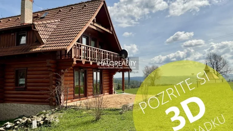 HALO reality - Predaj, rodinný dom Hriňová, Snohy, ZRUB - EX