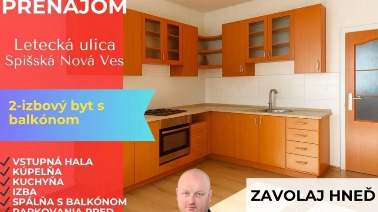PRIESTRANNÝ 2-IZBOVÝ BYT – SPIŠSKÁ NOVÁ VES