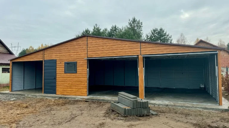 Moderní plechová garáž 12x6