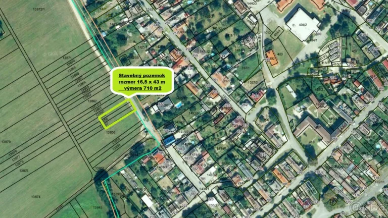 Pozemok na tichom mieste. Borský Svätý Jur