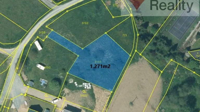 Stavební parcela 1271m2