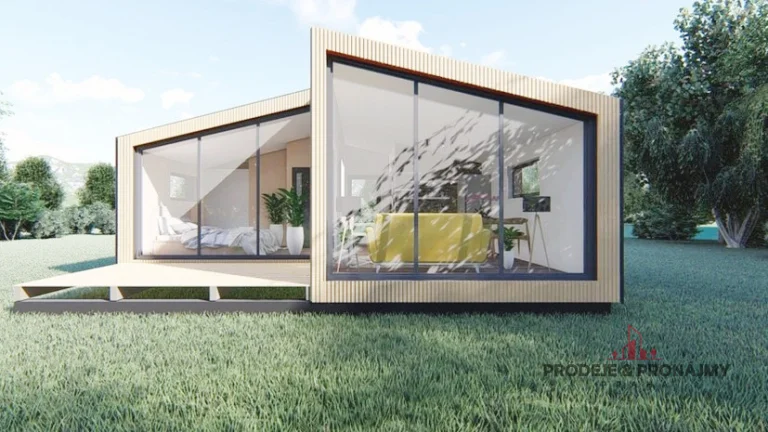 Prodej nízkoeneregitcké dřevostavby 3+kk, 45m2